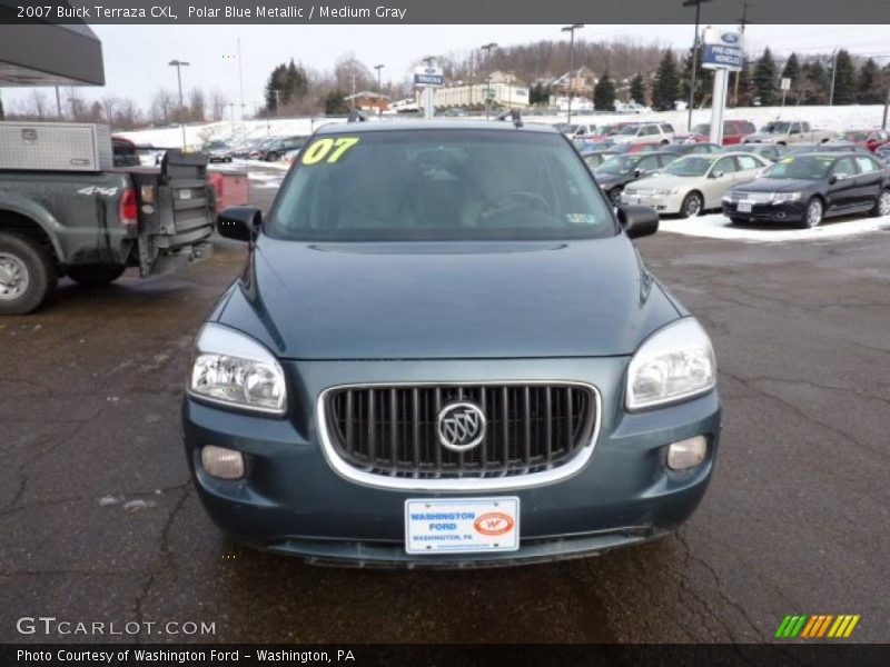 Polar Blue Metallic / Medium Gray 2007 Buick Terraza CXL