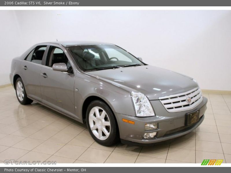 Silver Smoke / Ebony 2006 Cadillac STS V6