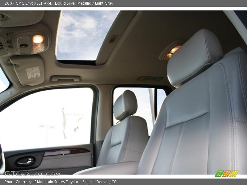 Liquid Silver Metallic / Light Gray 2007 GMC Envoy SLT 4x4