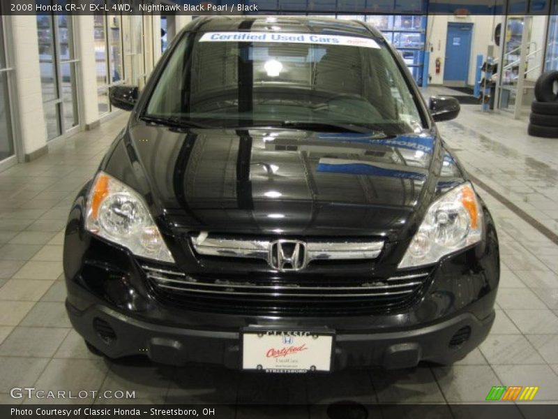 Nighthawk Black Pearl / Black 2008 Honda CR-V EX-L 4WD