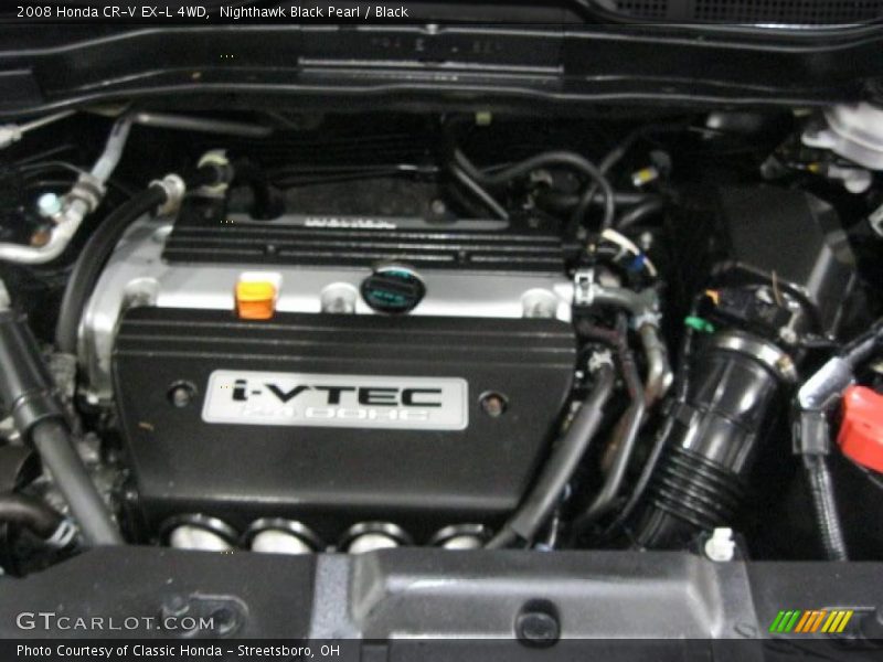 Nighthawk Black Pearl / Black 2008 Honda CR-V EX-L 4WD