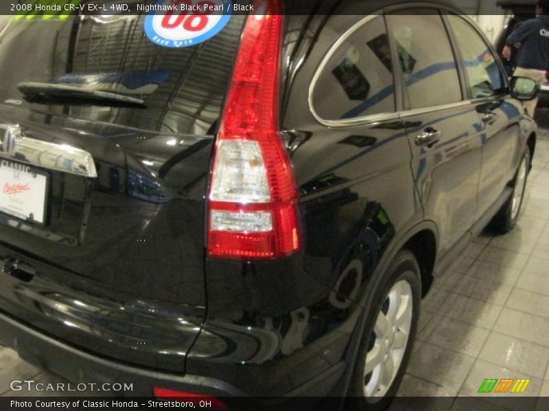 Nighthawk Black Pearl / Black 2008 Honda CR-V EX-L 4WD