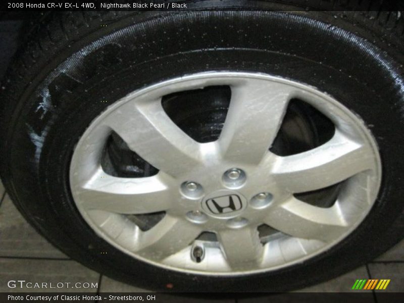 Nighthawk Black Pearl / Black 2008 Honda CR-V EX-L 4WD