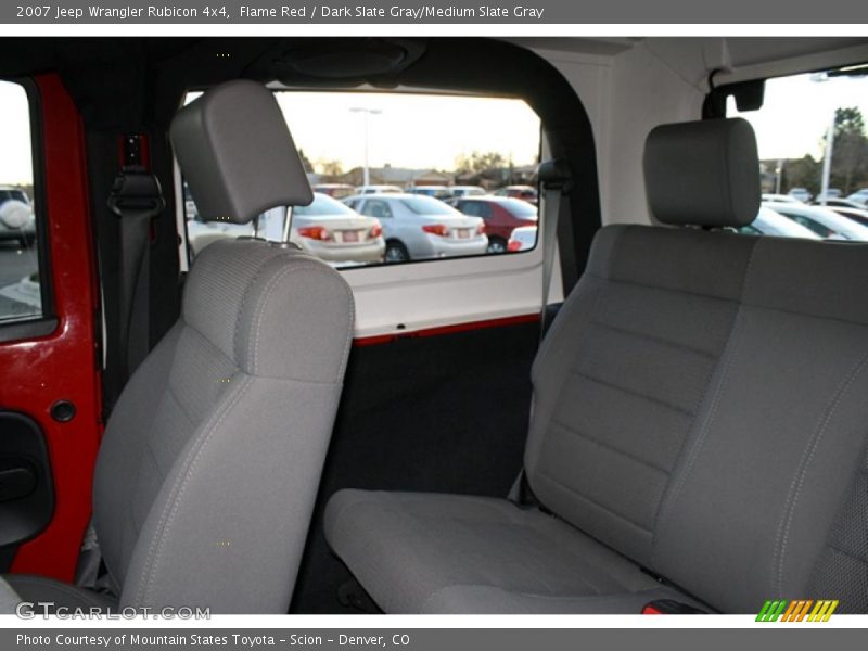 Flame Red / Dark Slate Gray/Medium Slate Gray 2007 Jeep Wrangler Rubicon 4x4