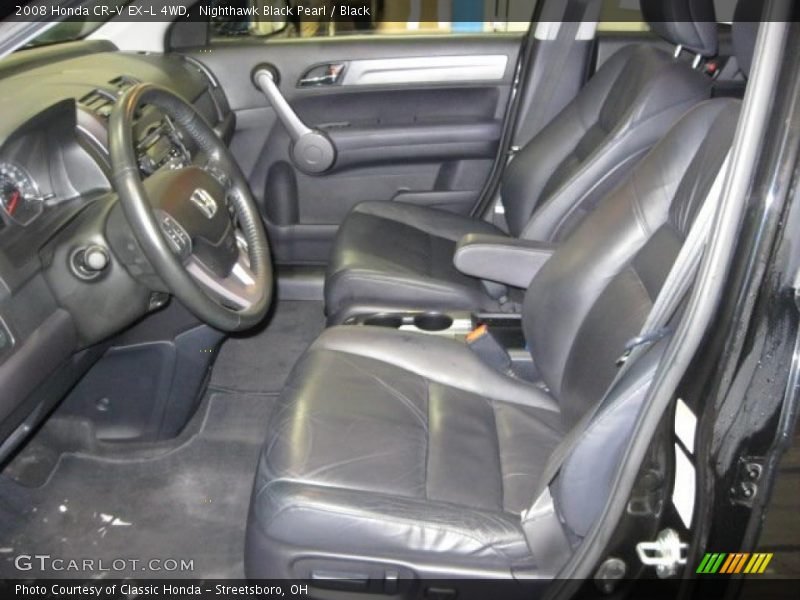 Nighthawk Black Pearl / Black 2008 Honda CR-V EX-L 4WD