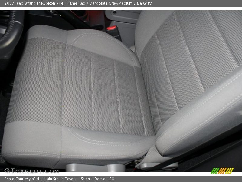 Flame Red / Dark Slate Gray/Medium Slate Gray 2007 Jeep Wrangler Rubicon 4x4