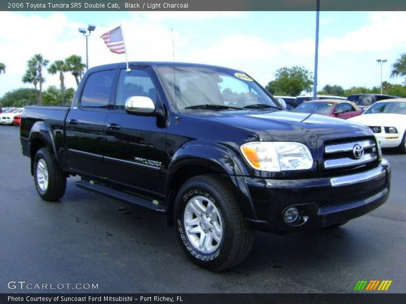 Black / Light Charcoal 2006 Toyota Tundra SR5 Double Cab