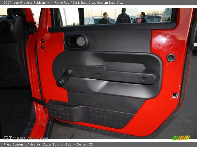 Flame Red / Dark Slate Gray/Medium Slate Gray 2007 Jeep Wrangler Rubicon 4x4