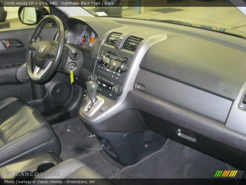 Nighthawk Black Pearl / Black 2008 Honda CR-V EX-L 4WD