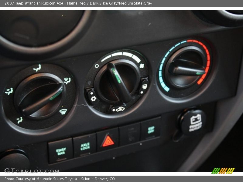 Flame Red / Dark Slate Gray/Medium Slate Gray 2007 Jeep Wrangler Rubicon 4x4