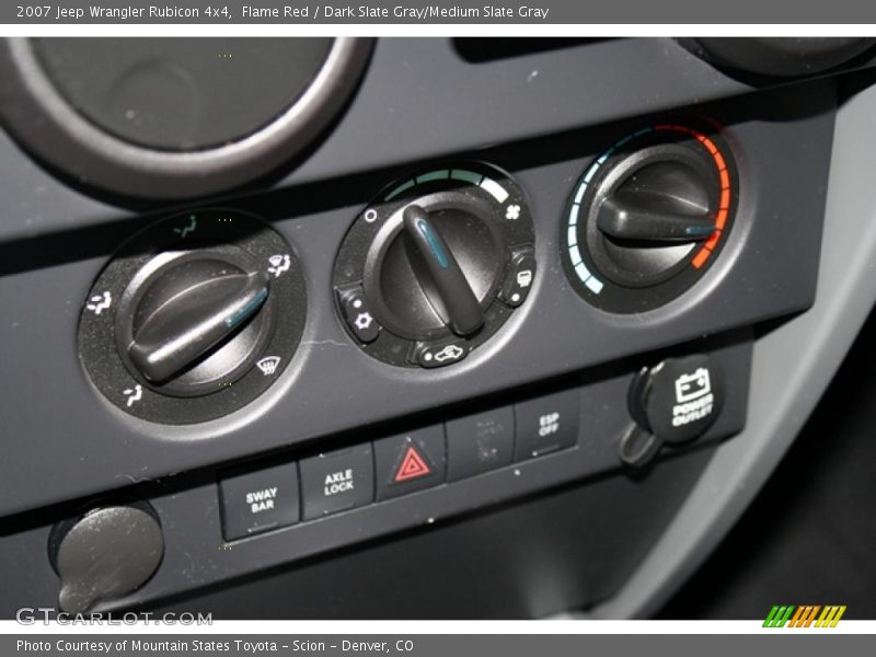 Flame Red / Dark Slate Gray/Medium Slate Gray 2007 Jeep Wrangler Rubicon 4x4