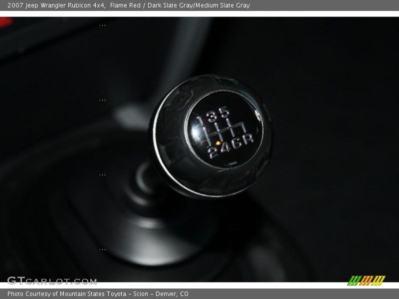 Flame Red / Dark Slate Gray/Medium Slate Gray 2007 Jeep Wrangler Rubicon 4x4