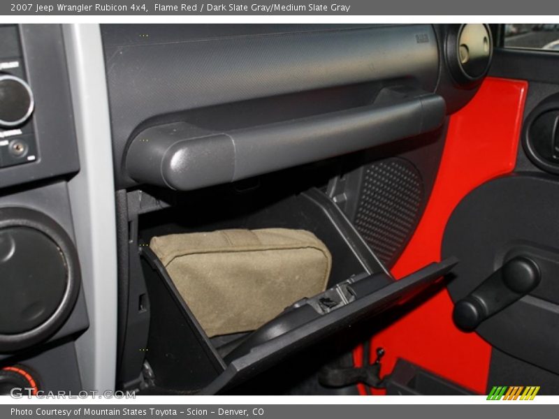 Flame Red / Dark Slate Gray/Medium Slate Gray 2007 Jeep Wrangler Rubicon 4x4