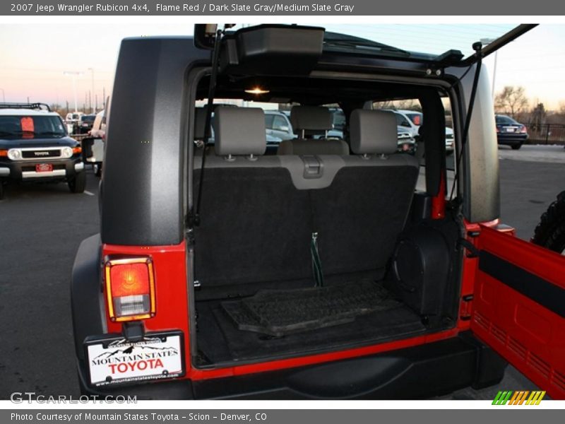 Flame Red / Dark Slate Gray/Medium Slate Gray 2007 Jeep Wrangler Rubicon 4x4