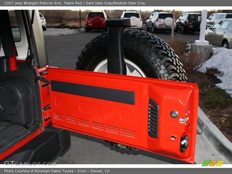 Flame Red / Dark Slate Gray/Medium Slate Gray 2007 Jeep Wrangler Rubicon 4x4