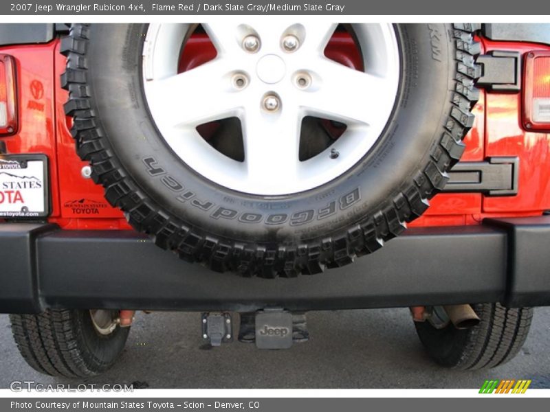 Flame Red / Dark Slate Gray/Medium Slate Gray 2007 Jeep Wrangler Rubicon 4x4