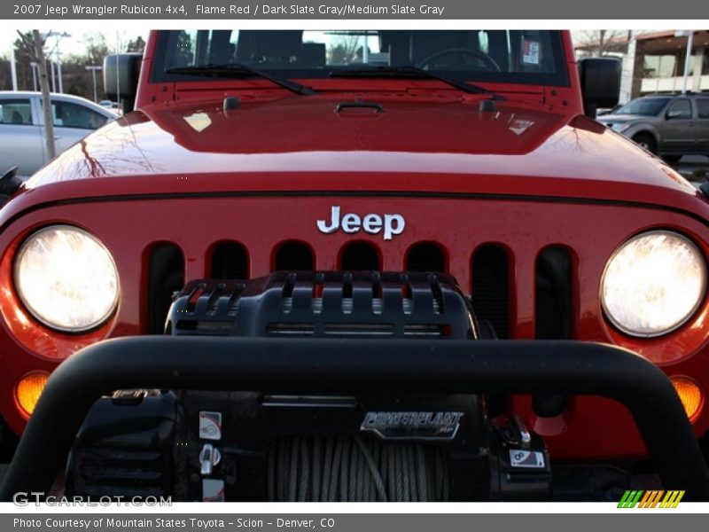 Flame Red / Dark Slate Gray/Medium Slate Gray 2007 Jeep Wrangler Rubicon 4x4