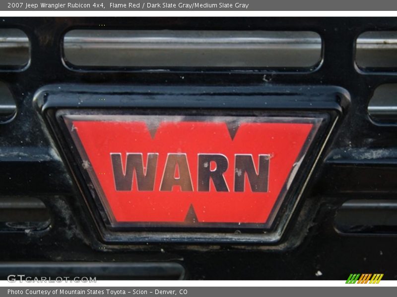 Flame Red / Dark Slate Gray/Medium Slate Gray 2007 Jeep Wrangler Rubicon 4x4