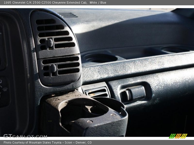 White / Blue 1995 Chevrolet C/K 2500 C2500 Cheyenne Extended Cab