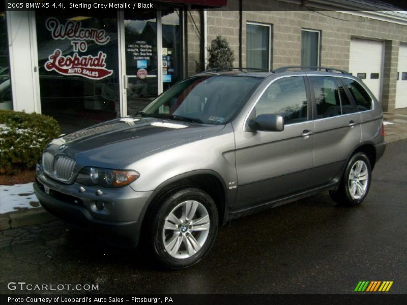 Sterling Grey Metallic / Black 2005 BMW X5 4.4i