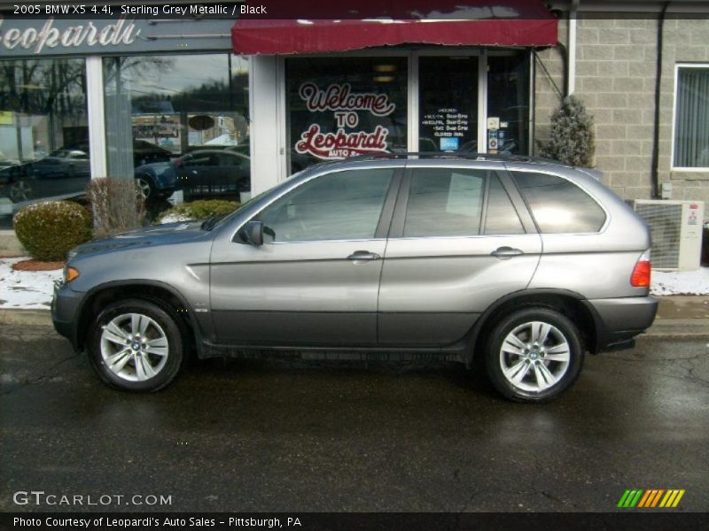 Sterling Grey Metallic / Black 2005 BMW X5 4.4i