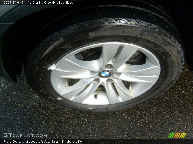 Sterling Grey Metallic / Black 2005 BMW X5 4.4i