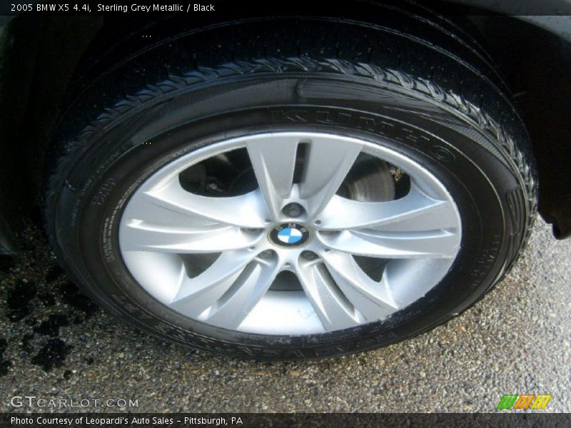 Sterling Grey Metallic / Black 2005 BMW X5 4.4i