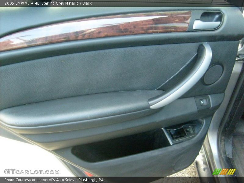 Sterling Grey Metallic / Black 2005 BMW X5 4.4i