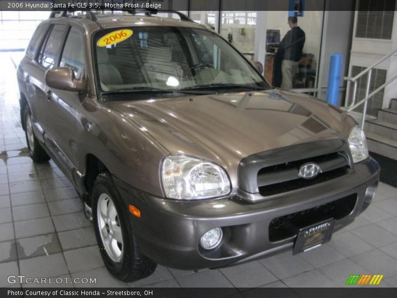 Mocha Frost / Beige 2006 Hyundai Santa Fe GLS 3.5