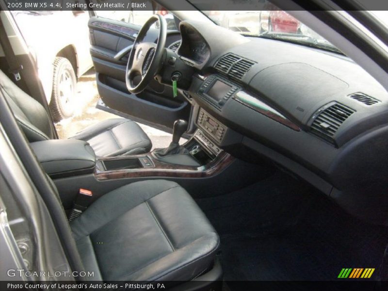 Sterling Grey Metallic / Black 2005 BMW X5 4.4i