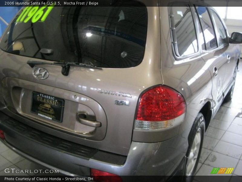 Mocha Frost / Beige 2006 Hyundai Santa Fe GLS 3.5