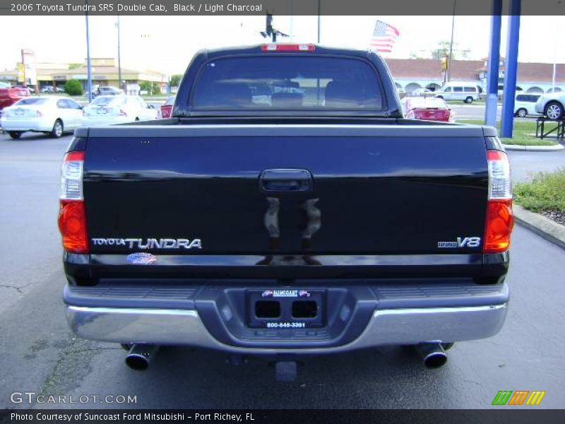 Black / Light Charcoal 2006 Toyota Tundra SR5 Double Cab
