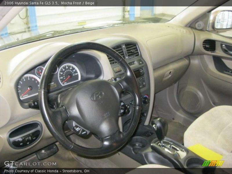 Mocha Frost / Beige 2006 Hyundai Santa Fe GLS 3.5