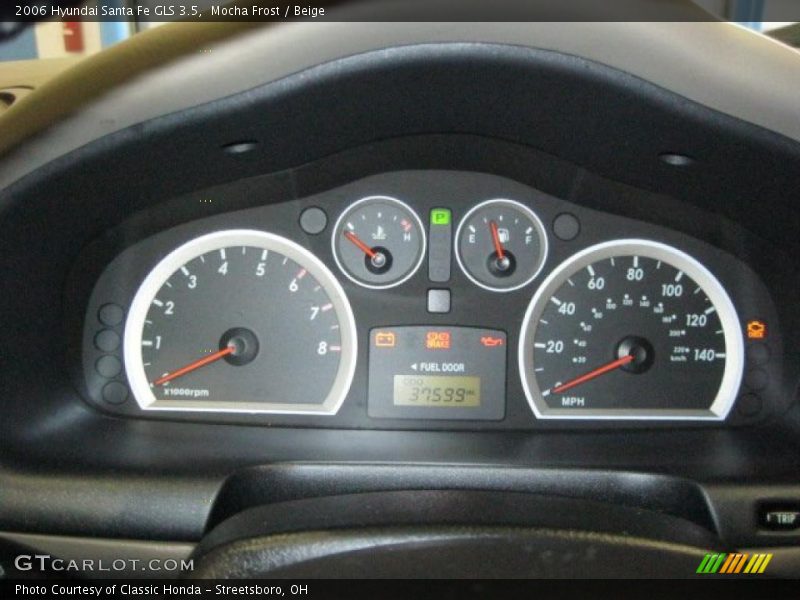 Mocha Frost / Beige 2006 Hyundai Santa Fe GLS 3.5