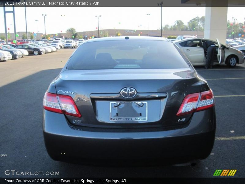 Magnetic Gray Metallic / Ash 2011 Toyota Camry LE