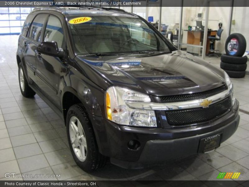 Black Amethyst Metallic / Light Cashmere 2006 Chevrolet Equinox LT AWD