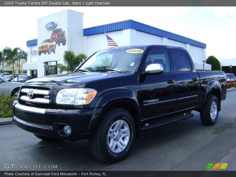 Black / Light Charcoal 2006 Toyota Tundra SR5 Double Cab