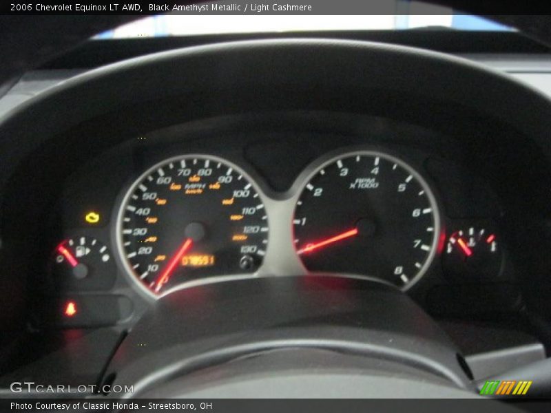Black Amethyst Metallic / Light Cashmere 2006 Chevrolet Equinox LT AWD