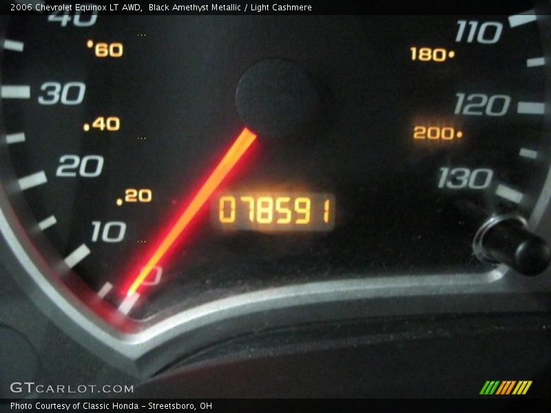 Black Amethyst Metallic / Light Cashmere 2006 Chevrolet Equinox LT AWD