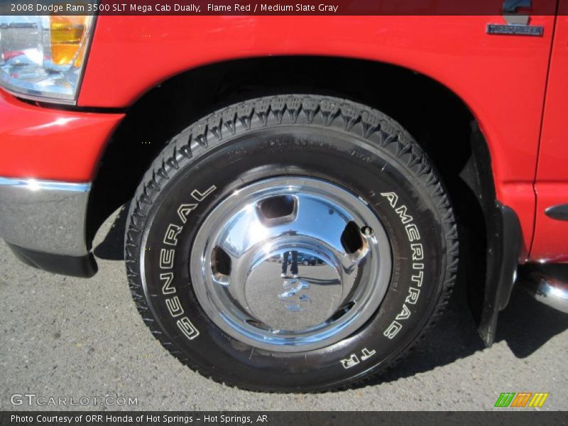 Flame Red / Medium Slate Gray 2008 Dodge Ram 3500 SLT Mega Cab Dually