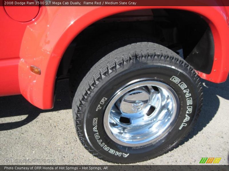 Flame Red / Medium Slate Gray 2008 Dodge Ram 3500 SLT Mega Cab Dually