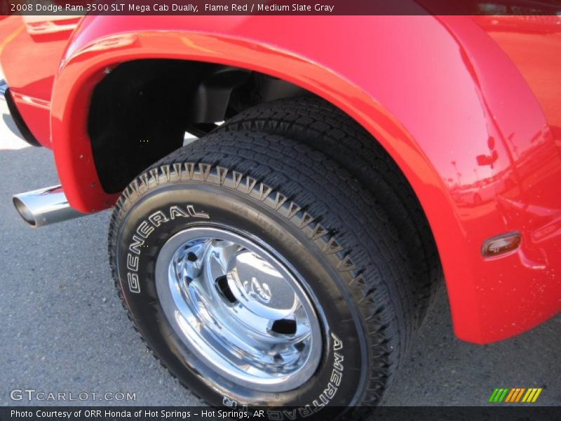 Flame Red / Medium Slate Gray 2008 Dodge Ram 3500 SLT Mega Cab Dually