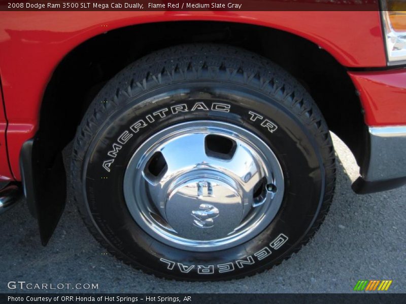 Flame Red / Medium Slate Gray 2008 Dodge Ram 3500 SLT Mega Cab Dually