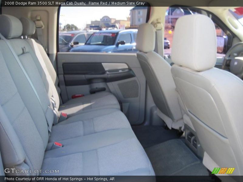 Flame Red / Medium Slate Gray 2008 Dodge Ram 3500 SLT Mega Cab Dually