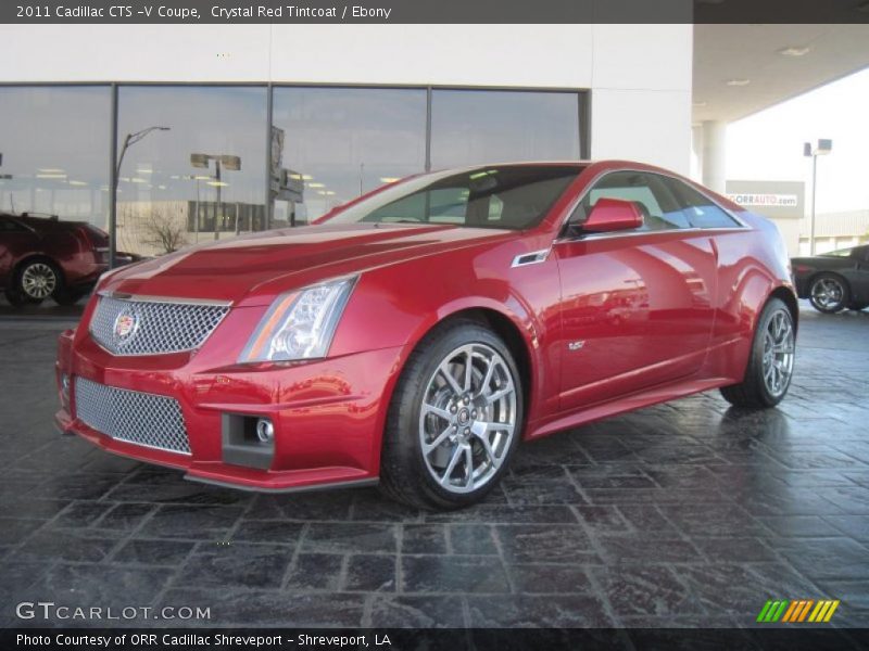 Front 3/4 View of 2011 CTS -V Coupe