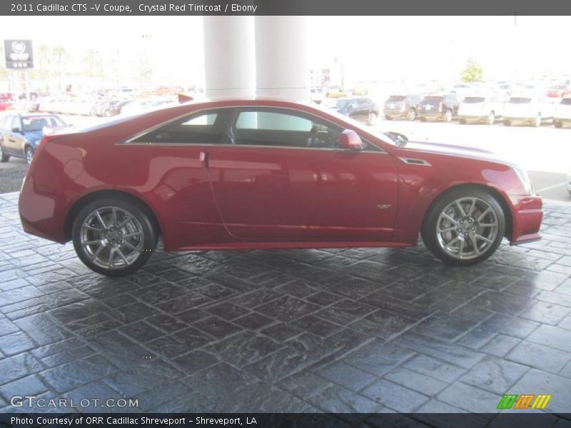 Crystal Red Tintcoat / Ebony 2011 Cadillac CTS -V Coupe