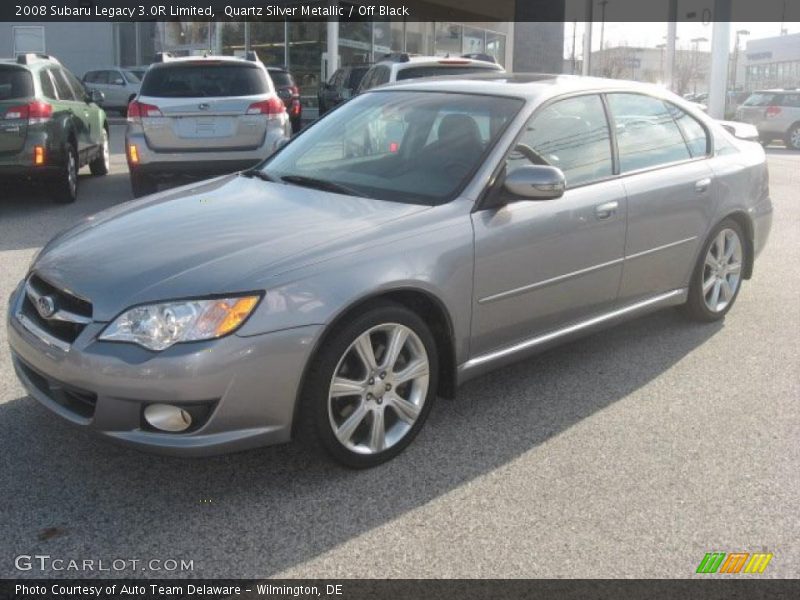 Quartz Silver Metallic / Off Black 2008 Subaru Legacy 3.0R Limited