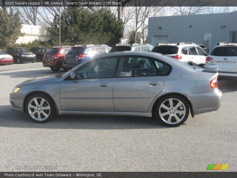 Quartz Silver Metallic / Off Black 2008 Subaru Legacy 3.0R Limited