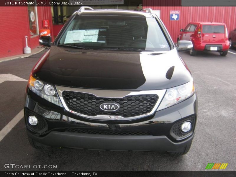Ebony Black / Black 2011 Kia Sorento EX V6