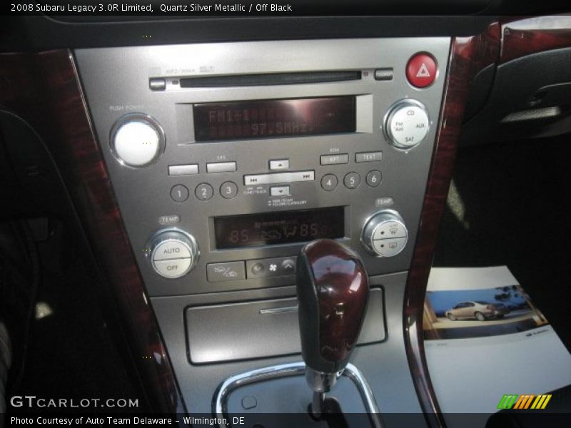 Quartz Silver Metallic / Off Black 2008 Subaru Legacy 3.0R Limited